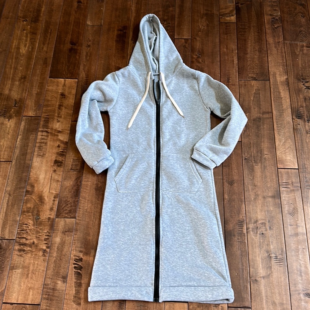 Long Zip Hoodie